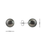 8.5 – 9.0 mm Cultured Tahitian Pearl Earrings