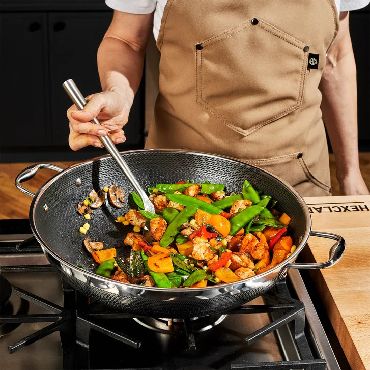 HexClad 35.6 cm (14 in.) Wok with Lid