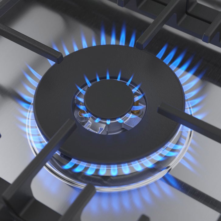 Bosch 800 Series 30 in. Stainless Steel Gas 5 Burner Cooktop with Cast Iron Grates