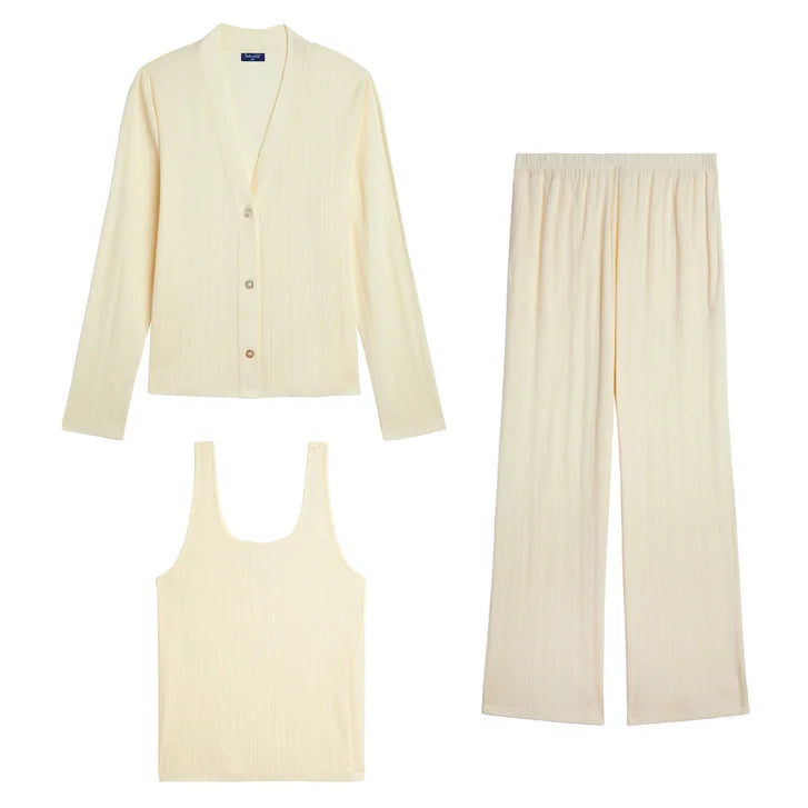Splendid Women's Pointelle Lounge Set, 3-piece