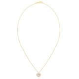 Heart Shaped Mother Of Pearl Pendant