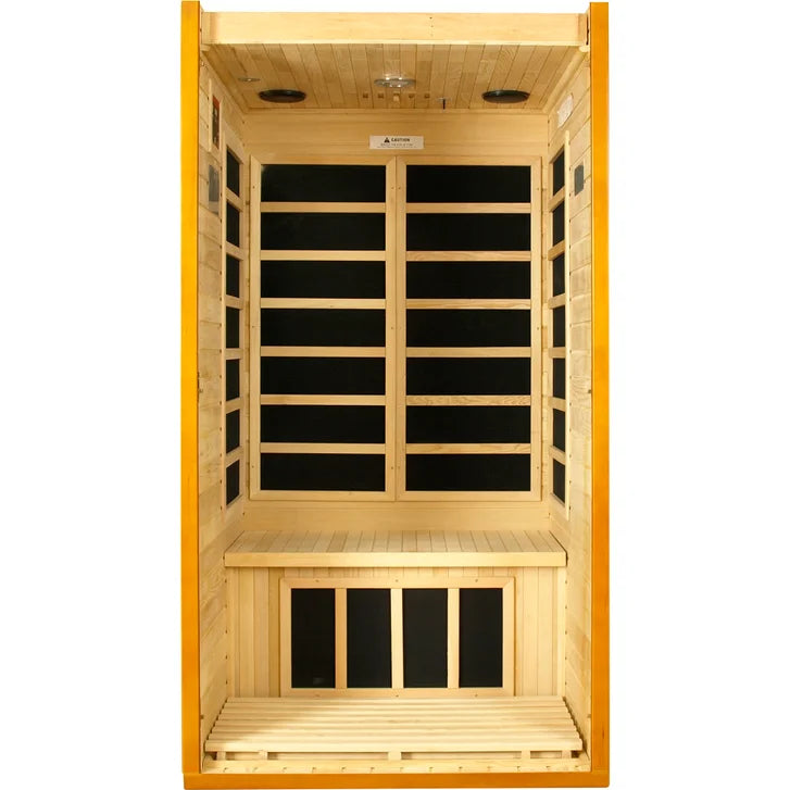Dynamic Saunas Barcelona 1- to 2-person Infrared Carbon Sauna
