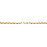 High Polish and Diamond Cut Round Box Chain