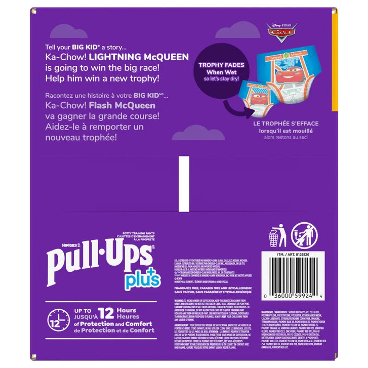 Huggies Pull-Ups Plus Training Pants Boy, 2T to 6T