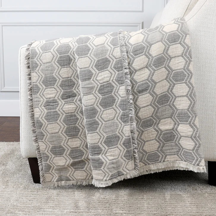 Life Comfort Reversible Cotton Throw.