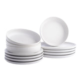 Stone Lain Macchio Stoneware Dinnerware Set, 12-pieces