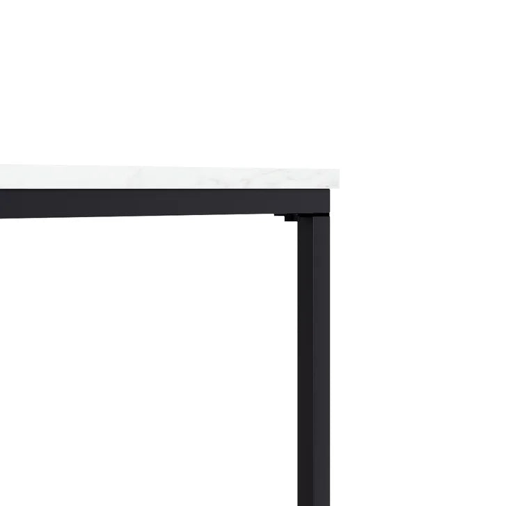 Appollo Josiane Metal Coffee Table with Marble Top
