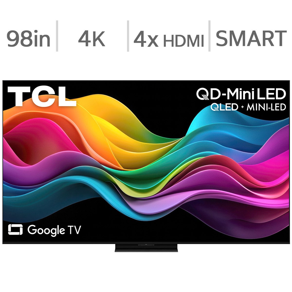 TCL 98" Class - A400U Series - 4K UHD QD-Mini LED TV