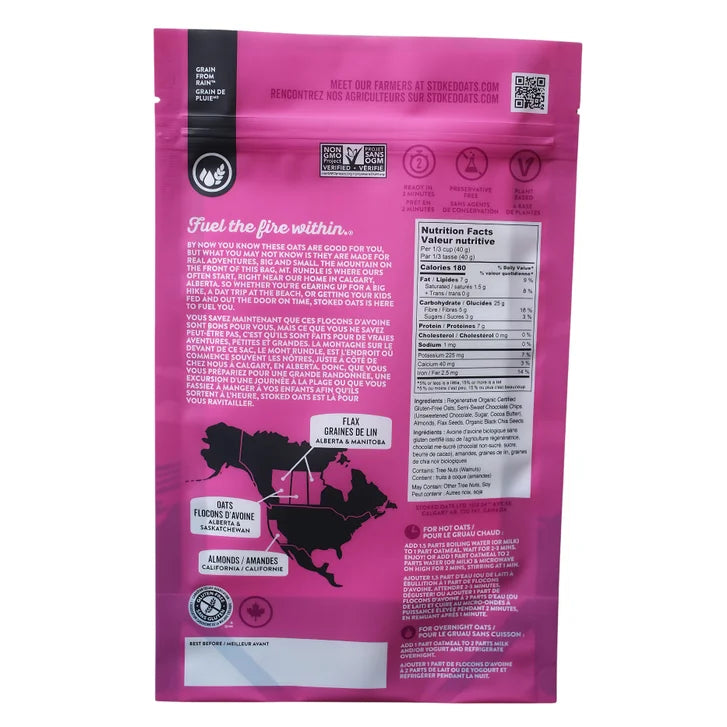 Stoked Oats Oatmeal, 8 × 500 g