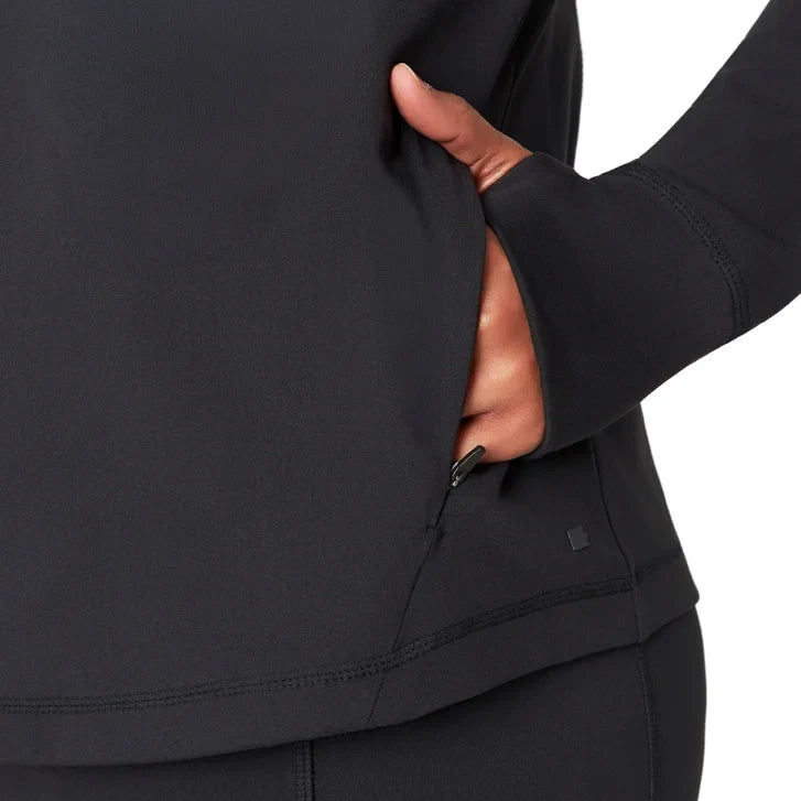 Mondetta Women’s Peached Interlock Yoga Jacket