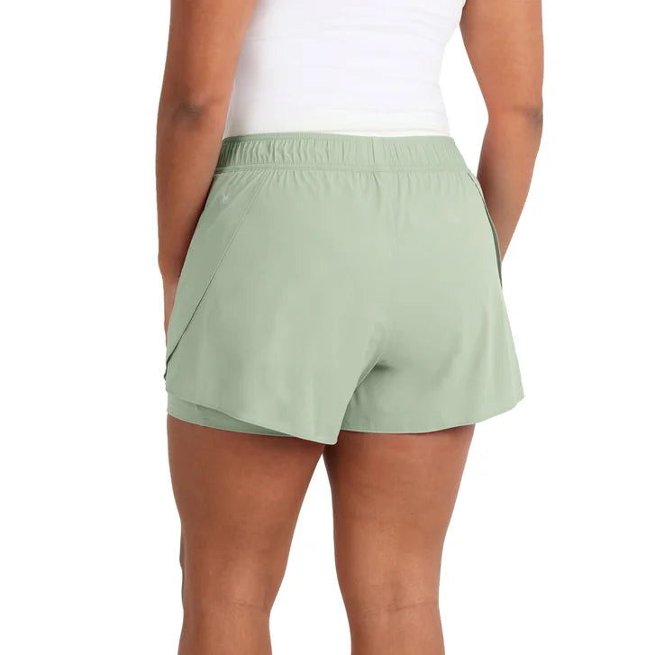 Spyder Women's Woven Active Short with Inner Bike Short