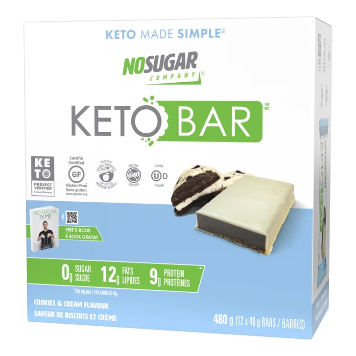 No Sugar Keto Bar, Bars, 2 × 480 g