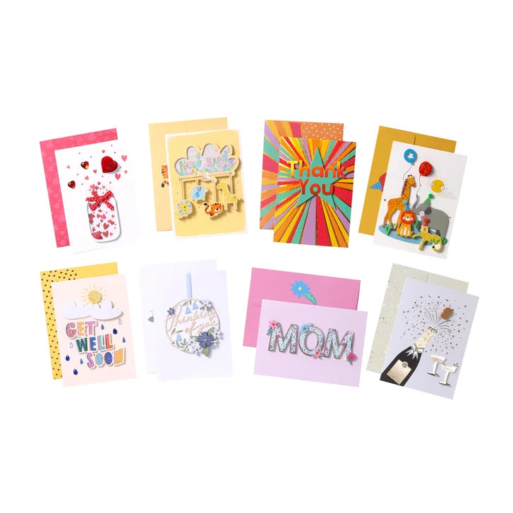 All Occasion Handmade Greeting Card, 40-count, English Only