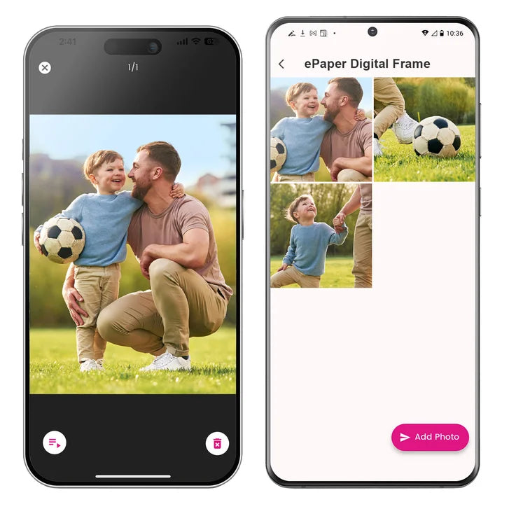 Aluratek ePaper 13.3-in WiFi Digital Photo Frame