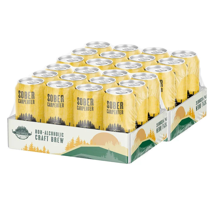 Sober Carpenter Non-Alcoholic Craft Beer, 355 mL 24-pack