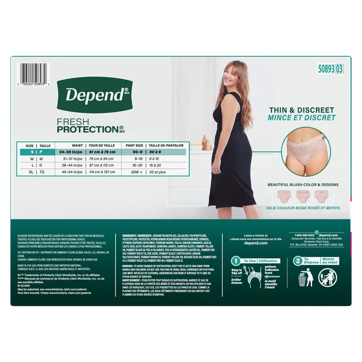 Depend Women's Maximum Absorbency Underwear