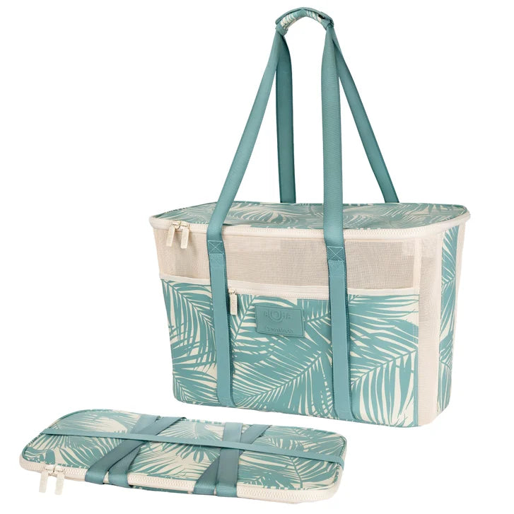 Aloha + CleverMade Collapsible Beach Tote