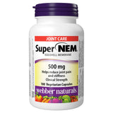 webber naturals NEM Natural Eggshell Membrane 500 mg, 100 Vegetarian Capsules