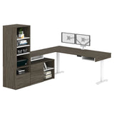 Bestar Viva L-shaped Height-adjustable Workstation