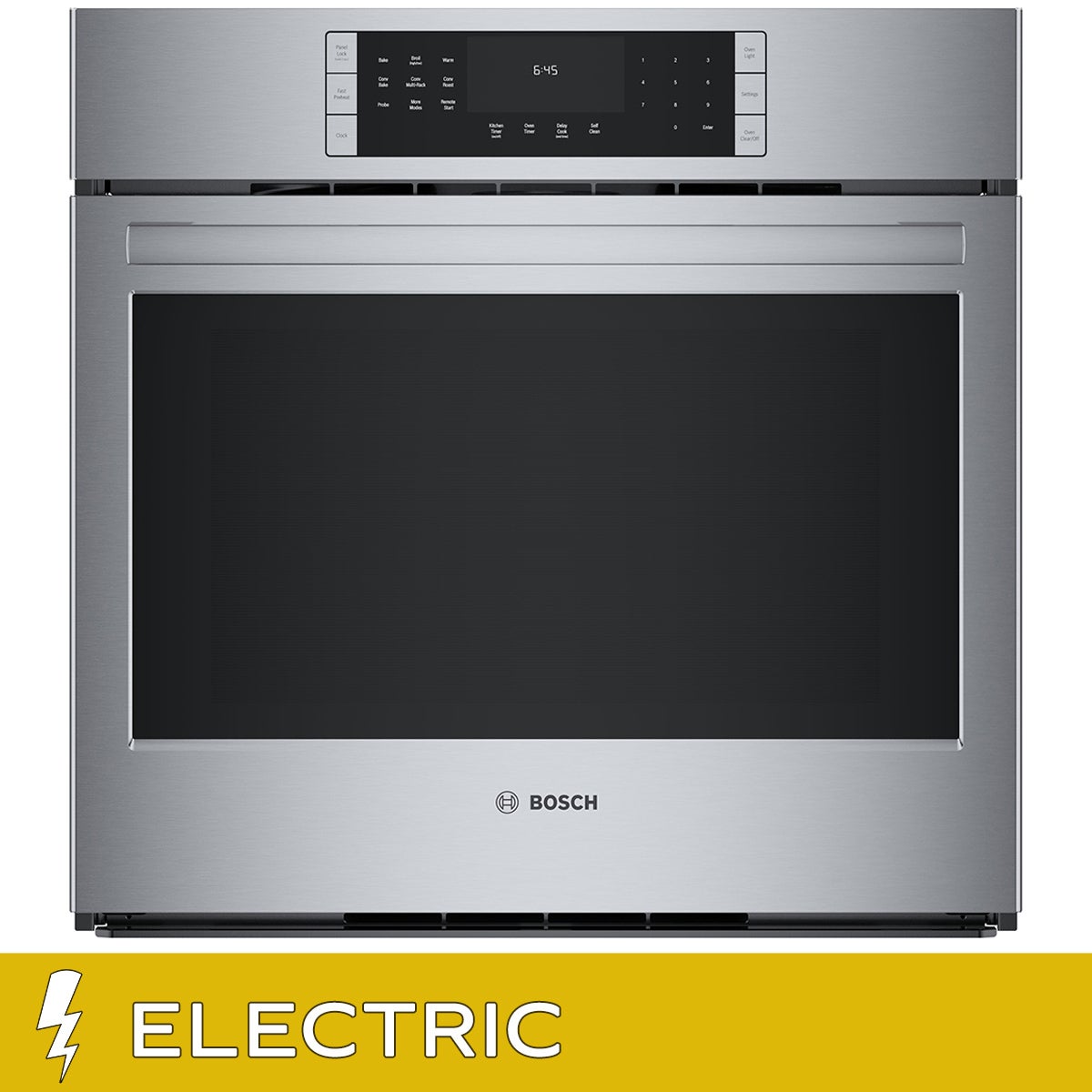 Bosch 800 Series 30 in. 4.6 cu ft. Stainless Steel Electric Single Wall Oven with Air fry