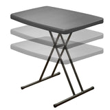 Star Elite Adjustable Personal Folding Table, 2-pack