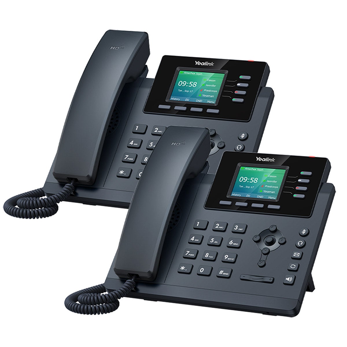 Ooma Yealink T34W Wi-Fi IP Business Phones, 2-pack