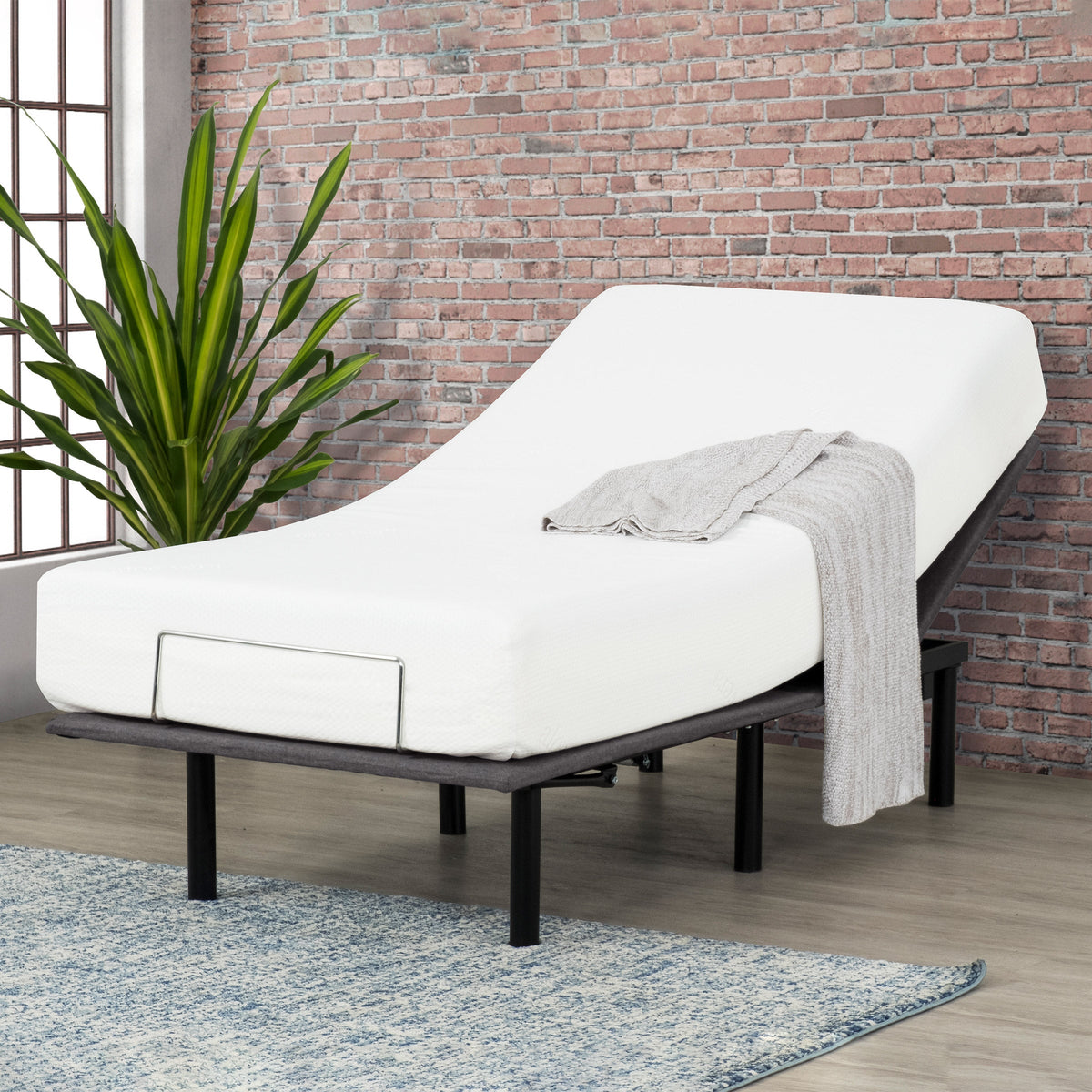 Tallie 25.4 cm (10 in.) Mattress with Upholstered Adjustable Base