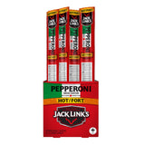 Jack Link's Hot Pepperoni Sticks, 20 × 22 g