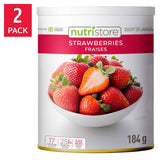 Nutristore Freeze Dried Strawberries 2-pack