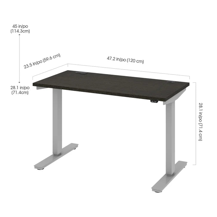 Bestar Upstand 61 cm x 122 cm (24 in. x 48 in.) Height Adjustable Desk