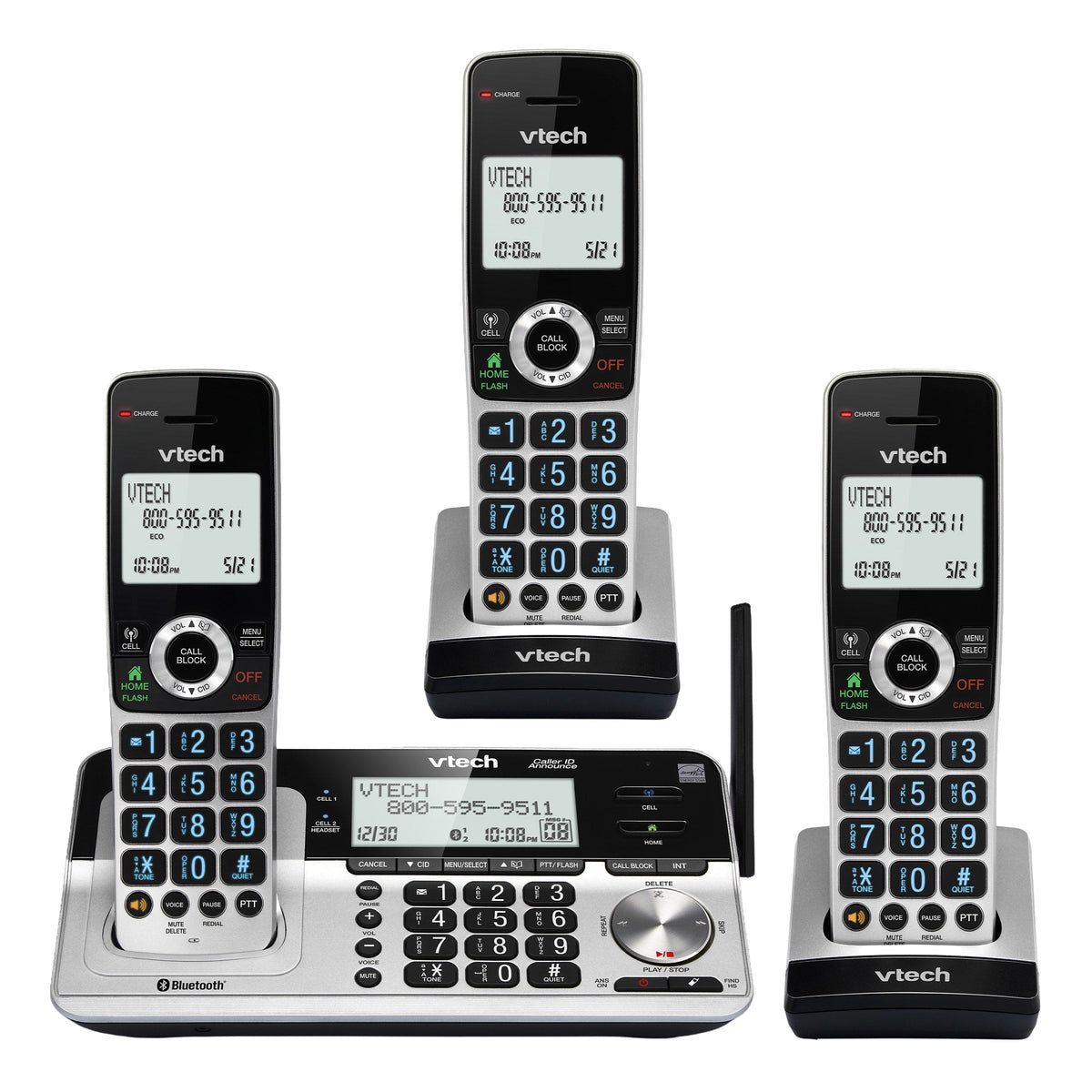 VTech 3-handset Phone System with Connect to Cell
