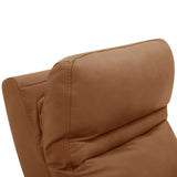 Gilman Creek Aldryn Top-grain Leather Glider Power Recliner, Brown