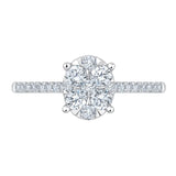Round Brilliant Diamond Composite Ring (0.50 ctw)