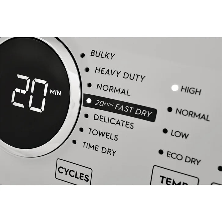 Electrolux 3 Series 27 in. 8.0 cu ft. White Electric Front Load Dryer with LuxCare Lint Shield