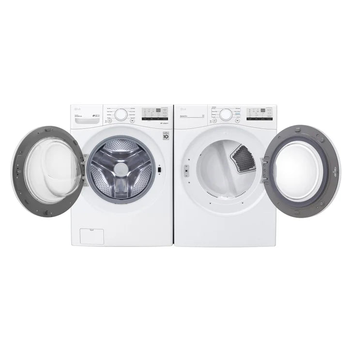 LG Laundry Bundle 5.2 cu ft. Front Load Washer and 7.4 cu ft. Electric Dryer