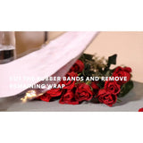 Roses, 48 Stems - Red & White