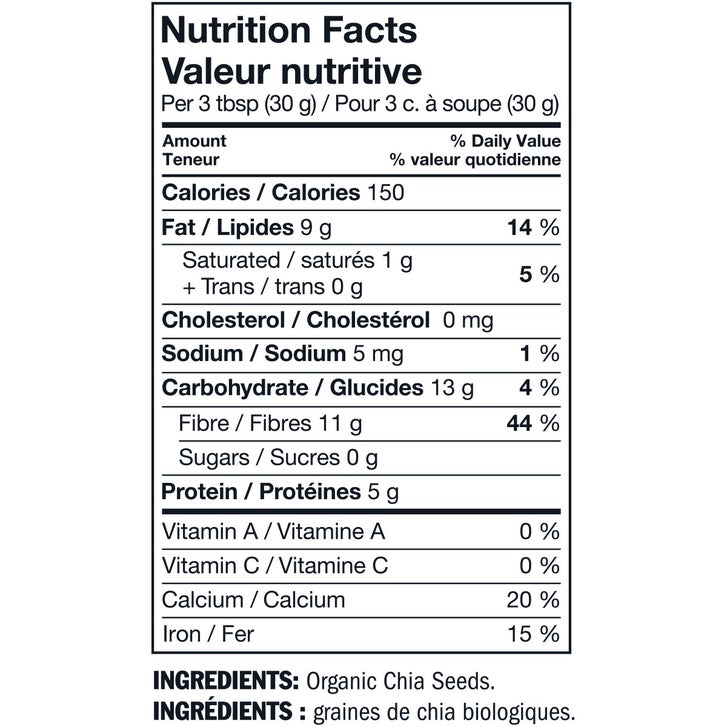 Kirkland Signature Organic Chia Seeds, 1.36 kg