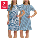 Vera Bradley Women's Sleep Dress, 2-pack