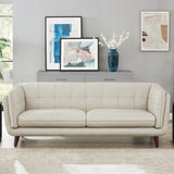 Prospera Home Barcelona Top Grain Leather Sofa, Loveseat and Chair