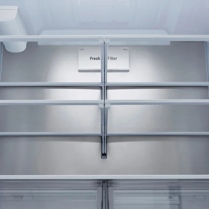 LG 36 in. 24 cu ft. Stainless Steel French Door Counter-Depth Refrigerator with Zero Clearance Hinges and Dual Ice Maker