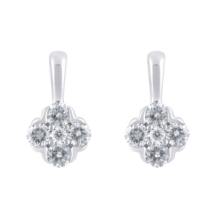 Round Brilliant Diamond Earrings (0.18 ctw)
