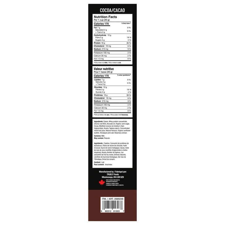 Truely Protein Cereal, Cocoa, 400 g