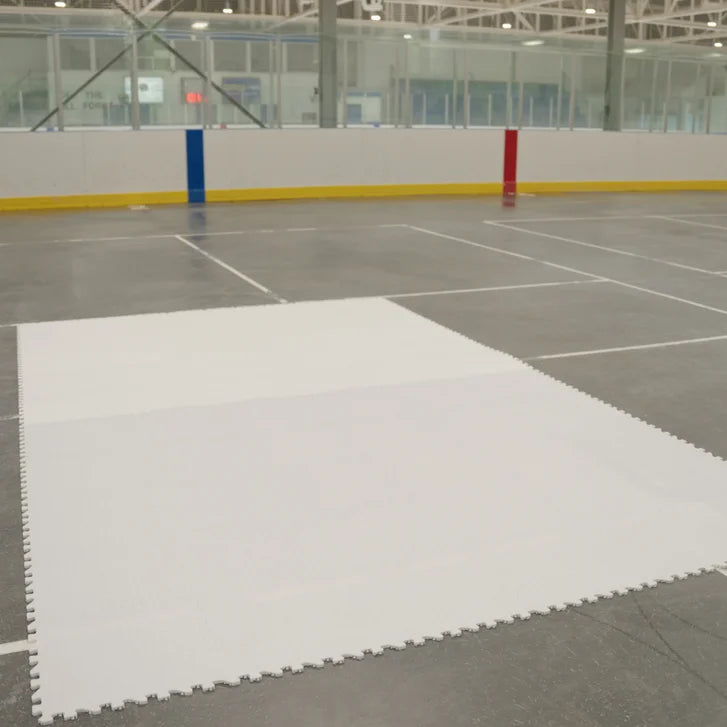 Winnwell Skateable White Hockey Tiles, 12-pack