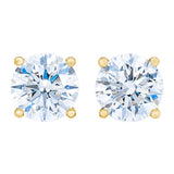 Round Brilliant Diamond Stud Earrings (1.60 ctw)