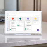 Skylight 15 in. White Smart Touchscreen Calendar and Organizer