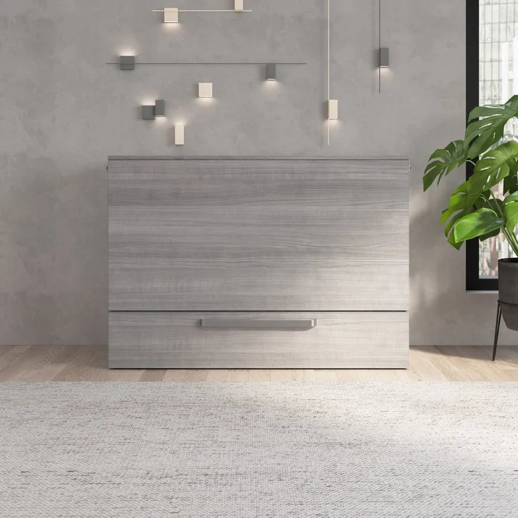 Borealis Double Cabinet Bed with Drawer & Mattress