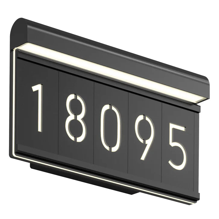 Artika Bowen Outdoor LED Address Light, Black