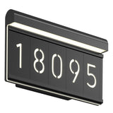 Artika Bowen Outdoor LED Address Light, Black