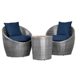 Allspace 3-piece Patio Conversation Set