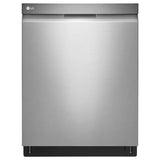 LG 24 in. Stainless-steel Built-in Top Control Dishwasher with Adjustable Third-level Rack